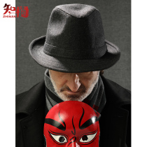 Old man hat male Winter Day warm old head hat middle-aged elderly father grandfather hat British thick woolen hat