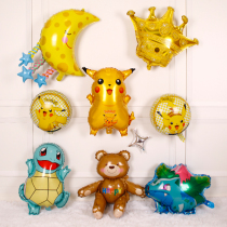 Pokémon Pikachu aluminum balloon decoration Pokémon childrens cartoon birthday arrangement Pokemon