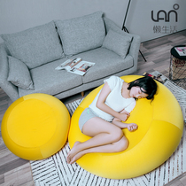 Sloth Sofa Cute Single Bedroom Creative Net Red Balcony Tatami Biathlon Super Soft Round Bean Bag Small Family