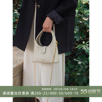 LADYFOX bag package 2022 new slanted satchel female summer small design sensation calf leather hand chain bag genuine leather