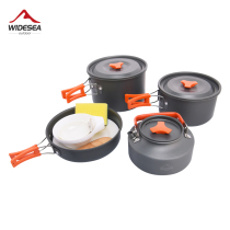 Widesea camping kettle multiperson camping teapot outdoor coffee cup portable hiking hiking outdoor cooking utensils