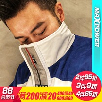 MAXPOWER original high street fashion brand blue and white stitching mens jacket sports stand-up collar windproof waterproof thin jacket