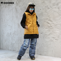 DOOREK ski vest clip cotton Waterproof warm men and women Universal couples ski vest windproof