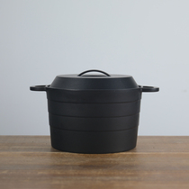 Kookugawa Machi Japan South Iron Ware 3 5L Large Capacity Deep Type Cast Iron Saucepan Saucepan Deep Type Raw Iron Pan