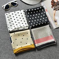 Explosive 70 satin small square towel version retro small silk scarf national wave point small scarf headscarf women