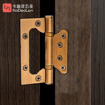 Cardilong stainless steel silent hinge door bearing mother-to-child hinge 4 inch thickened wooden door hinge one price