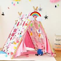 Childrens tent Cotton indoor princess game house Baby doll house Indian princess room Kindergarten toys