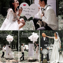 Senshine background paper outer wedding dress themed prop silver large drum European candlestick creative English hang