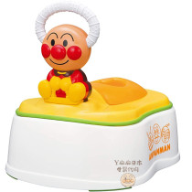 Japanese Breadman childrens toilet baby music potty male and female baby 5 in 1 toilet ring with foot stool