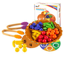 FritzS Concentration Childrens early education toys Teaching aids Educational fruit gifts Montessori clip Fine motor training