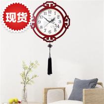 Wall hanging clock Living room 6 Home Bedroom clock Living room Creative clocks mute Fashion Chinese