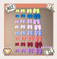 Xixi grocery store Cute tie bow resin accessories Matte matte material DIY cream jewelry