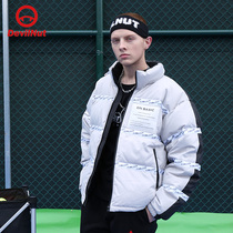 DEVIL NUT Tide brand demon 21 autumn and winter New Men and women couples stand collar short down jacket ZYL ATO