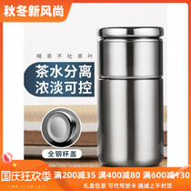 Water Cup male Tea Cup personality creative one-button tea separation office business high-grade thermos cup female Net Red Cup