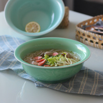 Celadon soup bowl basin ceramic porridge bowl Chinese 9-inch instant noodle bowl microwave available large household salad bowl