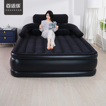 Baisle backrest air bed household double inflatable mattress floor flat simple single air bed thickening and enlarged