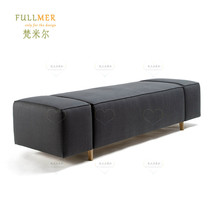Postmodern stainless steel bench simple living room bench bench bench bench designer furniture customization