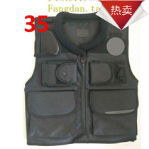 Bulletproof backcoat CS military fan outdoor service security anti-cut black bulletproof anti-stab suit custom Kevlar aramid PE