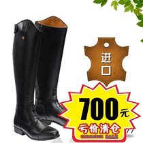 Italian cowhide professional equestrian boots high-end horse riding high boots export grade