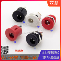 High quality DC022 DC power socket round 5 5*2 1 2 5 Card type DC waterproof charging socket with nut