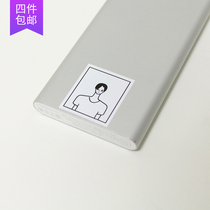 ●JY groceries●Domestic spot Korea 3monthsshop original salt black and white sticker