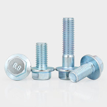 M5M6M8M10M12 8 8 galvanized outer hexagonal flange face screw bolt with spacer * 8x10x16-90