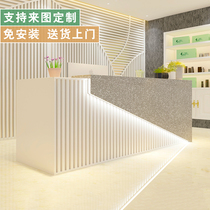 Net red Wangpu commercial bar table cashier clothing store beauty salon simple modern small front counter reception desk