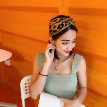 South Korea BAO WEN wool hair belt wash sports headgear elastic elastic wide edge hair accessories fashion hair hoop headband