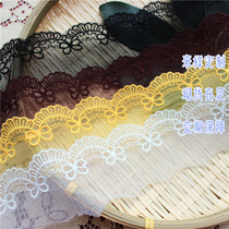 Ex-gratia Butterfly Lace Soft Mesh Embroidered Lace Ocean Dress Loretta Color Minima Summer Head Decorated Hair Bouquet Wide 6 cm