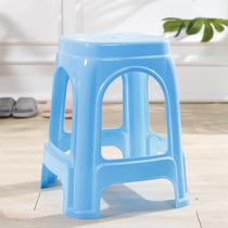 Plastic stool 35cm high dining stool round stool adult bench creative chair 10 round stool square high quality shoe glue