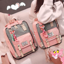 Donut backpack womens book bag Korean version Harajuku ulzzang middle school students Junior high school students Primary school students backpack versatile