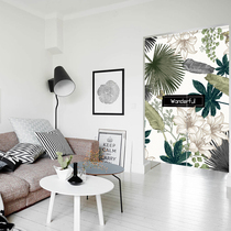 Douyin recommended American light luxury thickened cotton and linen curtain detachable door curtain light sunscreen can be customized partition curtain