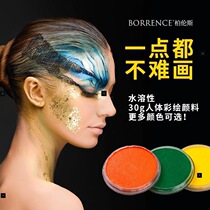 water-solable body pair paper halloween body painting