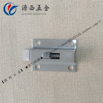 Zinc alloy door pin plug-in industrial cabinet door bolt with spring rebound bolt plated blue white zinc door bolt