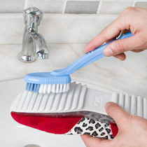 Japan KM multi head cleaning shoe brush men and women shoes shoes brush double head washing shoe brush brush head detachable