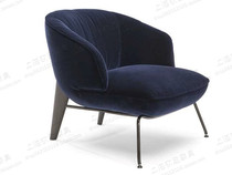 Light luxury Nordic modern single sofa chair creative designer sales office model room reception leisure chair negotiation chair