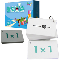 99 Multiplication Card Nine-Nine Multiplication Table Childrens Math Learning Card