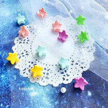 (Full 58)2 bjd dolls with hairpins 1 4cm ultra-small mini candy color little star grab clip