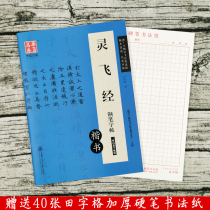 Lu Zhongnan hard pen primary and secondary school students water-based pen pen calligraphy small letter Feijingling ink version adult Pen copying Red tutorial copybook