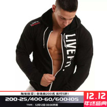 Muscle captain autumn sports sweater Joker loose zipper hoodie men and women brothers couple casual coat clothes