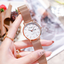 Net red 2021 new watch ladies ins wind student simple temperament mechanical Korean version waterproof womens watch