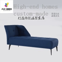 JSM Nordic light luxury cotton linen art Imperial Concubine Villa apartment Model Room studio studio sales office leisure sofa recliner