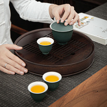 Tea tray household kung fu tea set tray bamboo tea tray tea tray modern simple set drain tray small dry bubble tea Sea