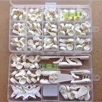 Cement wall with nail adhesive hook Household non-trace pin wall painting support non-scarred nail lengthy hook wall nail adhesive hook Ding
