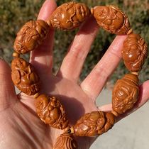 Vin Play Bracelet HAND CARVED OLIVES NUCLEAR EIGHT MAJOR LEMLER STRINGS MENS SUO OLIVE NUCLEAR HANDS STRINGS 2 0 LAUGHS BUDDHA