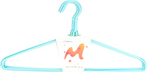 Clover is beautiful and beautiful 6002 twist dip plastic hanger 8 hangers 43cm wide