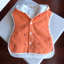 Infant children autumn and winter vest Baby warm hooded padded vest jacket 19 11 14