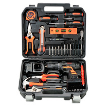 Fred Lithium Battery Electric Drill Electric Screwdriver Hardware Toolbox Hand Tool Combination Set Power Tools