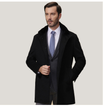 Youngor winter wool coat men Business casual woolen coat stand collar coat YYSY0D005A New