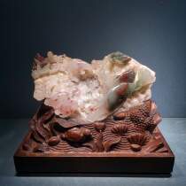 Guilins new Jade Longsheng Stone Jade Sculpture Seabed World Pendulums Power Week Manufacturers Direct Sale